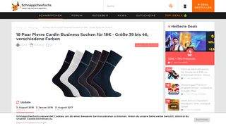 
                            12. 18 Paar Pierre Cardin Business Socken für 18€ - Größe 39 bis 46,