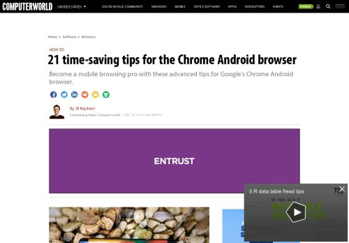 
                            8. 18 time-saving tips for the Chrome Android browser | Computerworld