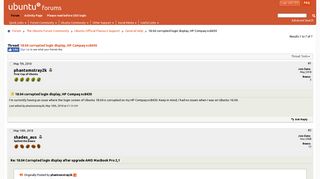 
                            10. 18.04 corrupted login display, HP Compaq nc8430 - Ubuntu Forums