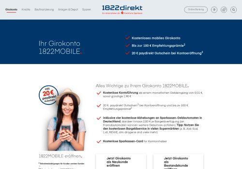 
                            1. 1822MOBILE - Banking to go! Dein Girokonto für das Smartphone!