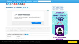 
                            2. 183.82.9.1 IP Address Whois - IP Address Lookup - IPaddress.is