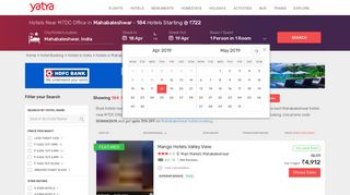 
                            11. 184 Hotels near Mtdc Office Mahabaleshwar, Book Hotel @ ₹700 + ...