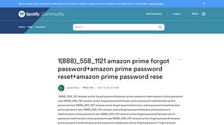 
                            10. 1(888)_558_1121 amazon prime forgot password+amazo... - The ...