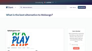 
                            9. 19 best alternatives to Mobango as of 2019 - Slant