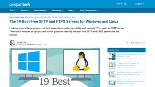 
                            9. 19 best free SFTP and FTPS servers for Windows and Linux