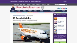 
                            13. 19 Easyjet tricks: How to manipulate the budget behemoth - MSE