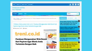 
                            9. 19 Menu Utama www treni co id : Panduan Menggunakan Web Resmi ...