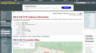 
                            10. 190.9.132.73 IP Address Location | SG IP network tools