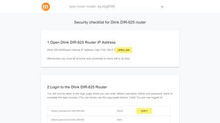 
                            5. 192.168.0.1 - Dlink DIR-825 Router login and password - modemly