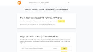 
                            10. 192.168.0.1 - Hitron Technologies CGN3 ROG Router login and ...