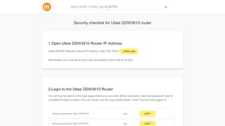 
                            3. 192.168.0.1 - Ubee DDW3610 Router login and password - modemly