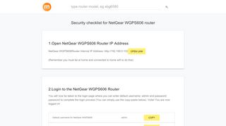 
                            6. 192.168.0.102 - NetGear WGPS606 Router login and password