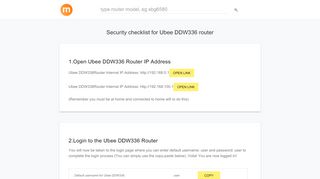 
                            5. 192.168.0.1\192.168.100.1 - Ubee DDW336 Router login and password