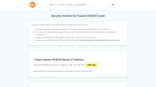 
                            3. 192.168.100.1 - Huawei HG8245 Router login and password - modemly