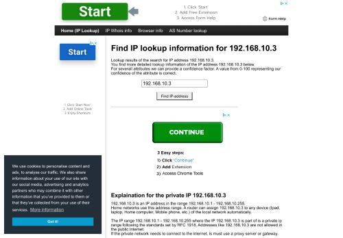 
                            11. 192.168.10.3 - Find IP Address - Lookup and locate an ip ...