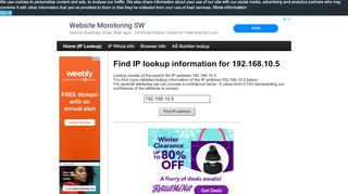 
                            9. 192.168.10.5 - Find IP Address - Lookup and locate an ip ...