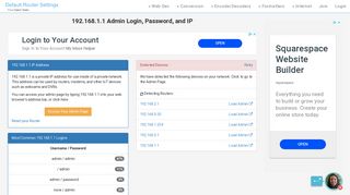 
                            5. 192.168.1.1 Admin Login, Password, and IP - Clean CSS