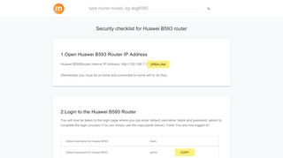 
                            3. 192.168.1.1 - Huawei B593 Router login and password - modemly