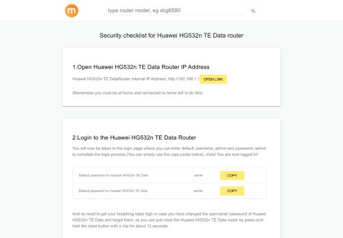 
                            7. 192.168.1.1 - Huawei HG532n TE Data Router login and ...