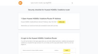 
                            4. 192.168.1.1 - Huawei HG685c Vodafone Router login and password