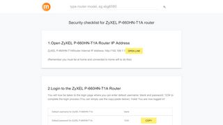 
                            5. 192.168.1.1 - ZyXEL P-660HN-T1A Router login and password