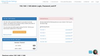 
                            12. 192.168.1.168 Admin Login, Password, and IP - Clean CSS