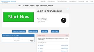 
                            1. 192.168.123.1 Admin Login, Password, and IP - Clean CSS