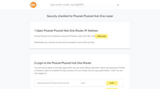 
                            6. 192.168.1.254 - Plusnet Plusnet Hub One Router login and password