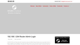 
                            6. 192.168.1.254 Router Admin Login - Gittler Instruments