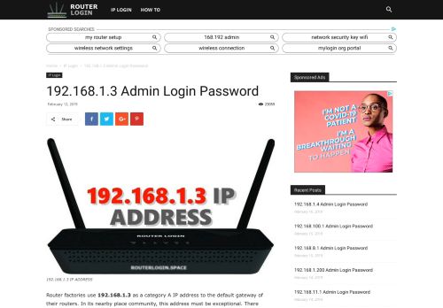 
                            4. 192.168.1.3 Router Login Admin Username and Password