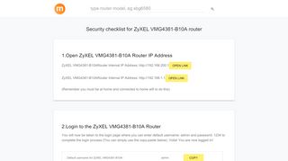 
                            5. 192.168.200.1\192.168.1.1 - ZyXEL VMG4381-B10A Router login and ...