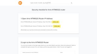 
                            1. 192.168.2.1\192.168.100.1 - Arris WTM652G Router login and password