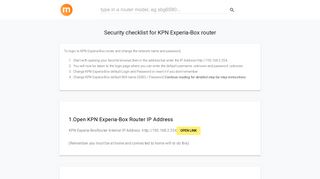 
                            12. 192.168.2.254 - KPN Experia-Box Router login and password - modemly