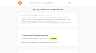 
                            5. 192.168.2.254 - ZTE H368N Router login and password - modemly