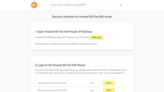 
                            5. 192.168.8.1 - Huawei B315s-936 Router login and password - modemly