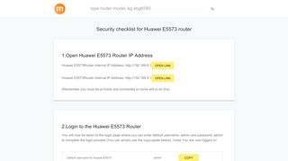 
                            4. 192.168.8.1\192.168.9.1 - Huawei E5573 Router login and password