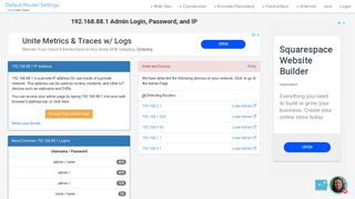 
                            4. 192.168.88.1 Admin Login, Password, and IP - Clean CSS