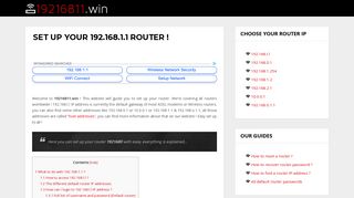
                            10. 192.168.l.l    Router admin login - Enter here