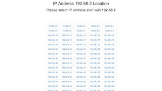 
                            2. 192.68.2 - IP Address Location