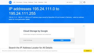 
                            10. 195.24.111 - jedernet.de - Germany - SpaceNet AG - Search IP ...