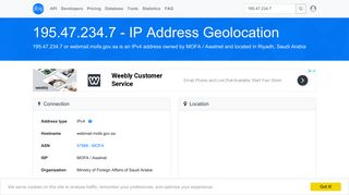 
                            9. 195.47.234.7 - webmail.mofa.gov.sa - Saudi Arabia - DB-IP