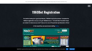 
                            5. 1960bet Registration Nigeria | Sign Up At 1960bet February 2019