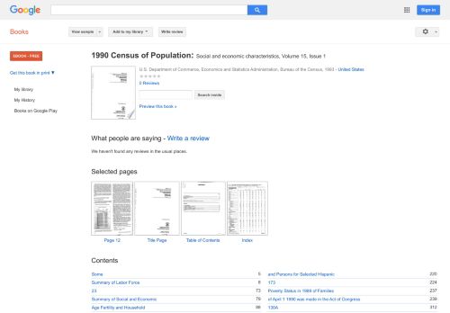 
                            13. 1990 Census of Population: Social and economic characteristics