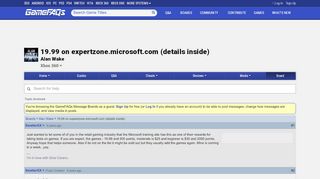 
                            12. 19.99 on expertzone.microsoft.com (details inside) - Alan Wake ...