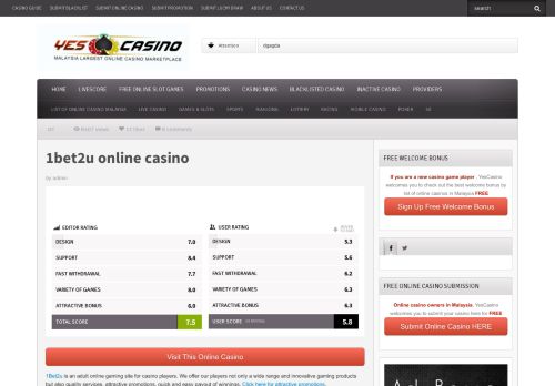 
                            2. 1bet2u online casino | Malaysia Online Casino Game ...