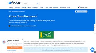 
                            11. 1Cover Overseas Travel Insurance Review February 2019 | finder.com ...