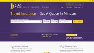 
                            2. 1Cover: Travel Insurance | Get Cheap Online Quotes