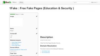 
                            4. 1Fake : Free Fake Pages (Education & Security ) - AboutUs