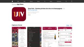 
                            2. 1jour1vin : Ventes privées de vins et champagnes dans l'App Store