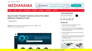 
                            9. 1mg Founder Prashant Tandon on how the online pharmacy business ...
